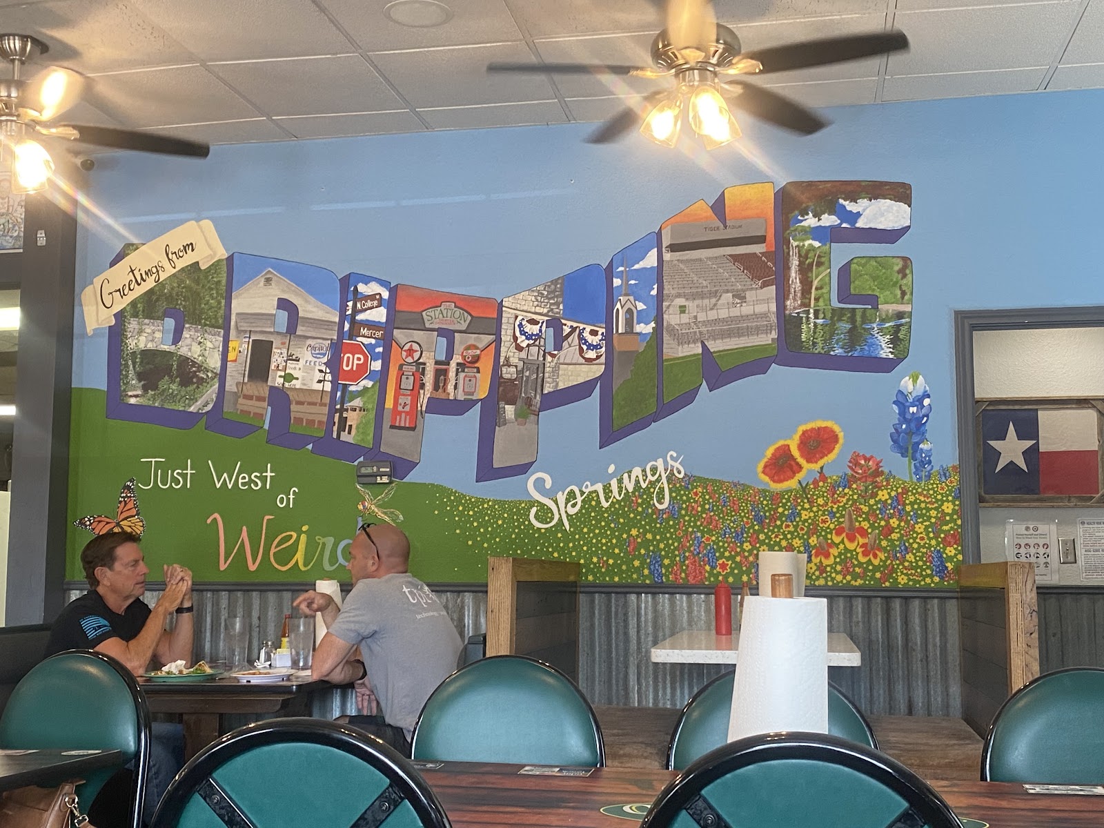 Cafe interior seating